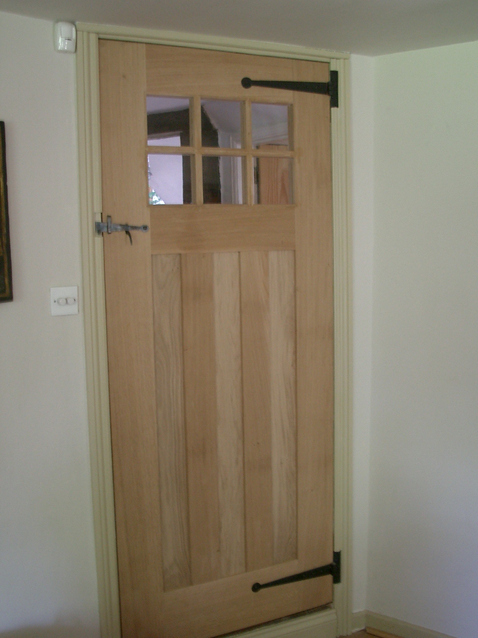 Arts and Crafts oak door