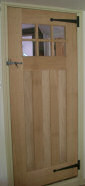 Arts and Crafts oak door