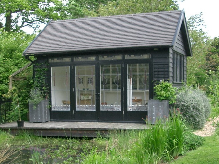timber-framed summerhouse